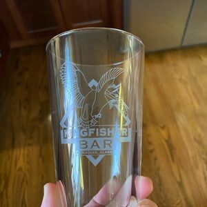 Kingfisher Bar Pint Glass